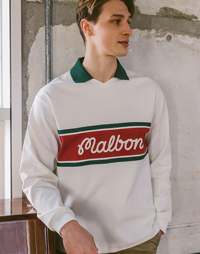 

Golf Men's Long Sleeve Polo Shirt Casual Sport Loose T-Shirt Men's and Women's Block Color Baseball Shirt