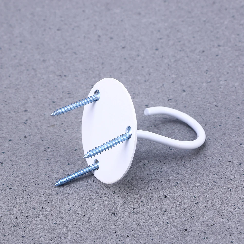 

2 PCS Lantern Mosquito Net Ceiling Hooks White Utensil Holder Clothes Hanger Flowerpot