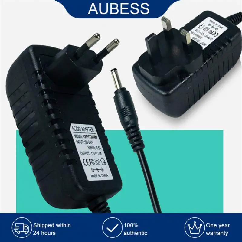 

Safe 2a Fast Adapter 12v Power Adapter 100-240v Us Adapter Home Stable Power Plug Accessories