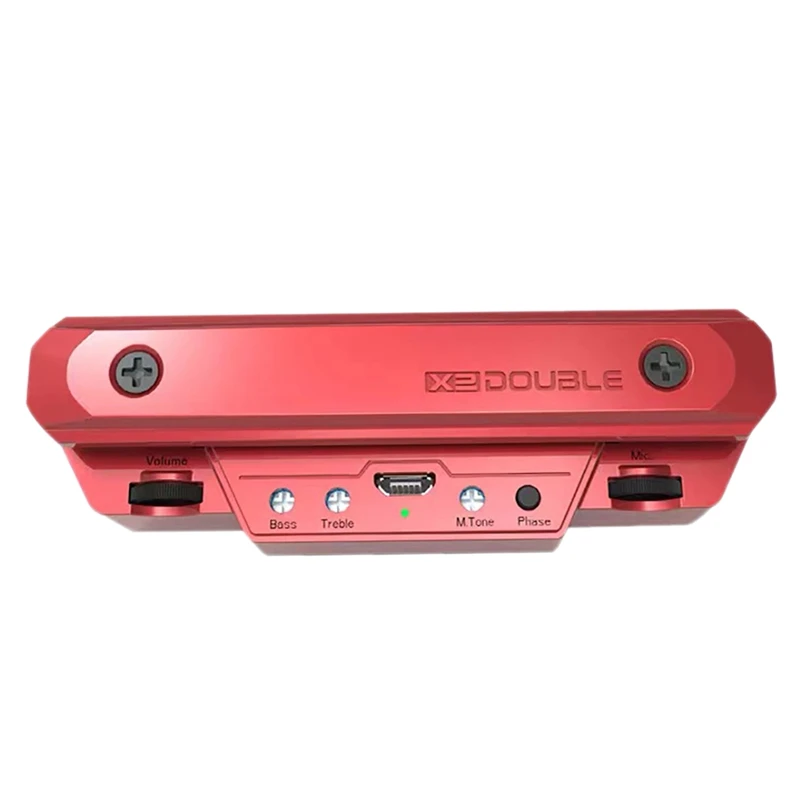 

DOUBLE X0 Guitar Pickup Preamp Soundhole Pickup with Volume & Tone Control for Acoustic Guitar Musical Instrument