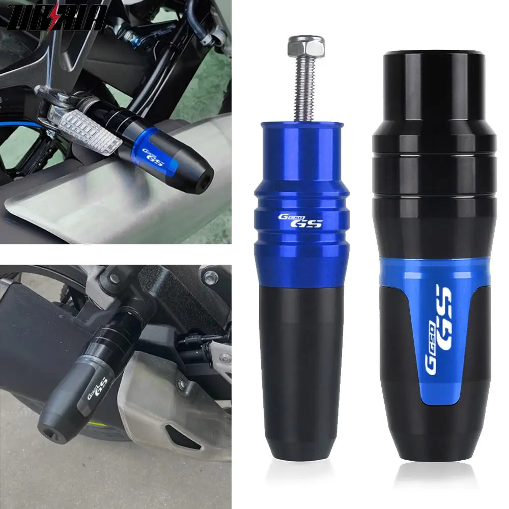 

Motorcycle Aluminum Crash Pads Exhaust Sliders Crash Protector For BMW G650GS G 650GS 2008-2016 2012 2013 2014 2015 Accessories
