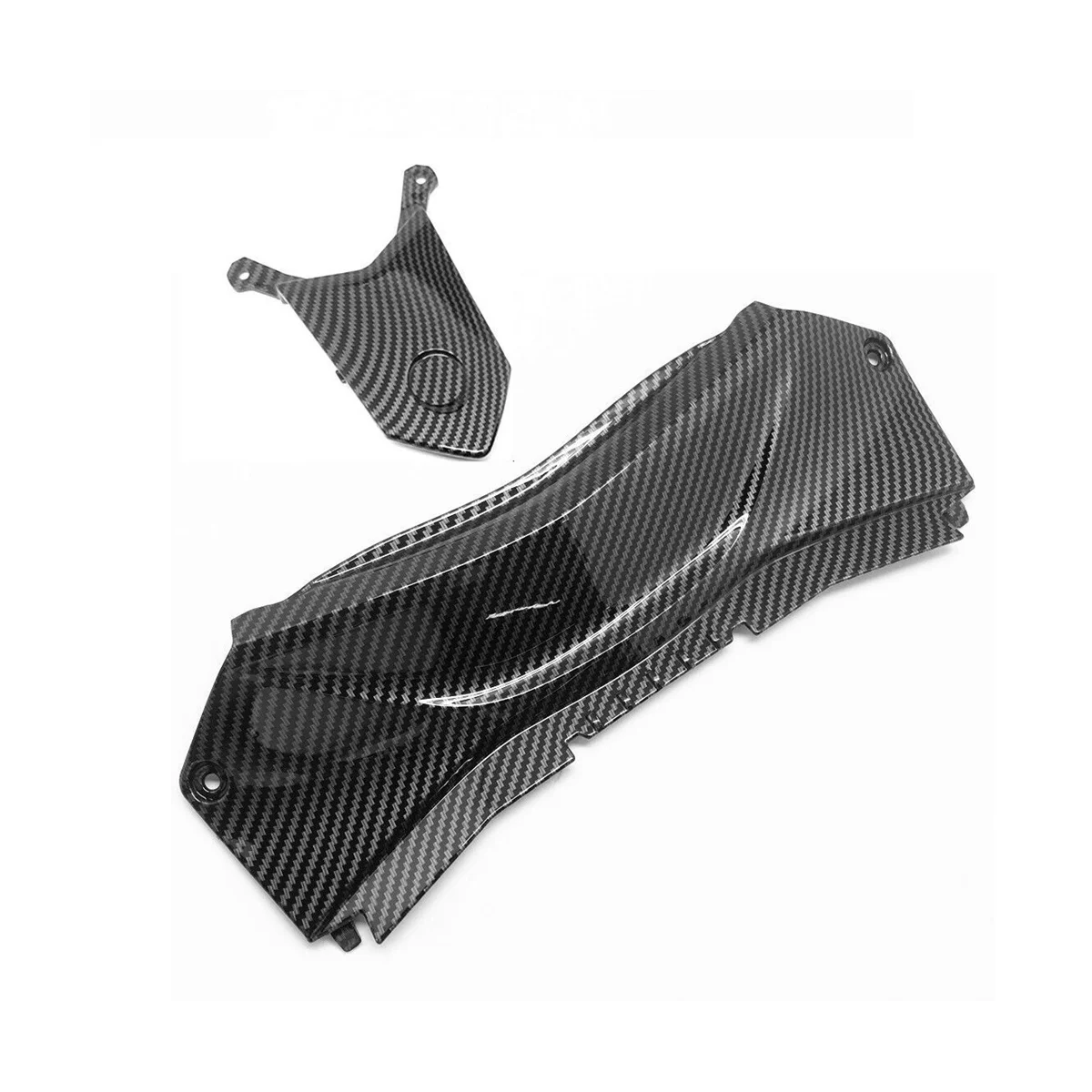 

Carbon Fiber Look Motorcycle Rear Tail Upper Middle Fairing Set for YAMAHA YZF R3 R25 2014-2020