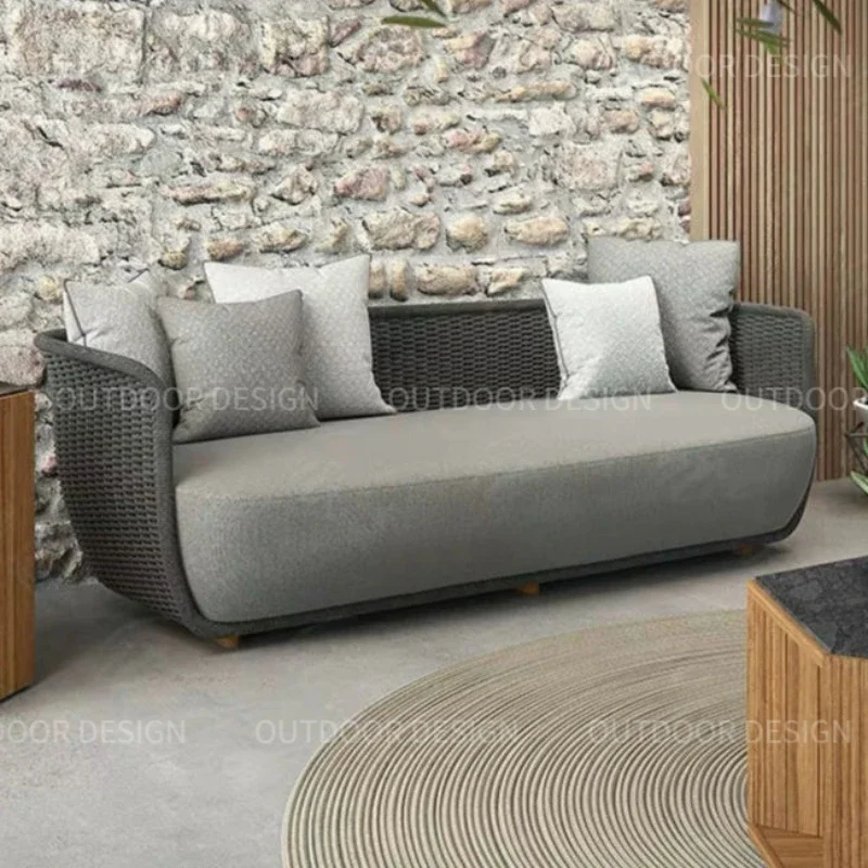 Диван на 3 персоны секционная мебель для сада гостиной балкона террасы