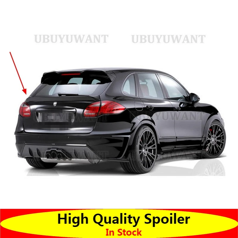 

Real Carbon Fiber Rear Wing Trunk Lip Roof Spoiler For Porsche Cayenne 958 2011 2012 2013 2014 YEAR