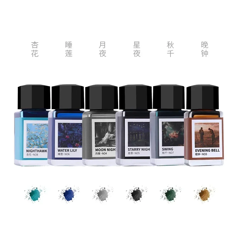 JINHAO Чернила для перьевых ручек 30 цветов 18 мл