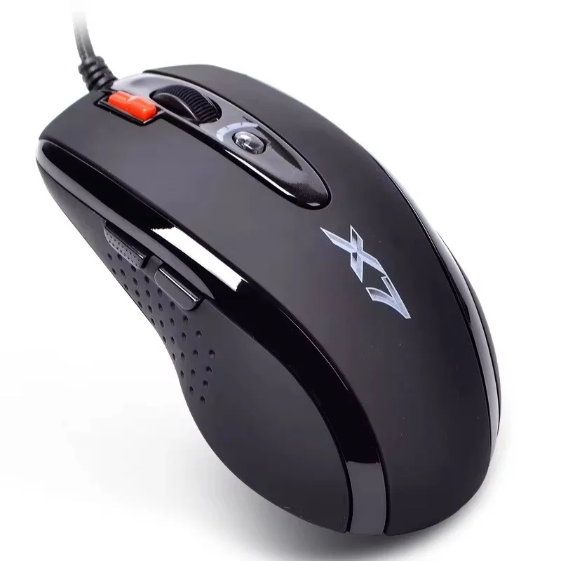 Фото A4TECH BLOODY X7-710K Мышь Проводная одномодовая игровая мышь с быстрым откликом и низкой задержкой ПК Офисный аксессуар Мыши World Warcraft №3