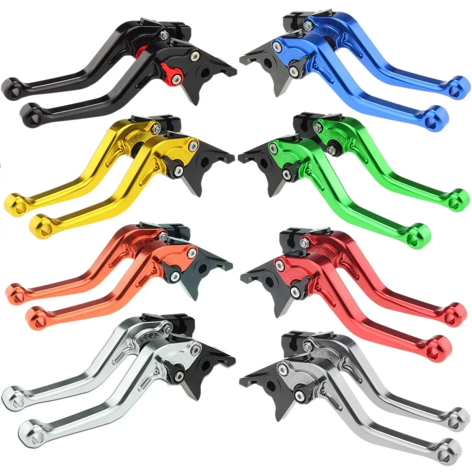 Фото Рычаги тормоза и сцепления Ellipse для мотоциклов Yamaha FZ07/MT07 FZ09/MT09/SR 14-18, XSR 700/900ABS FZ-10/MT-10 16-18, FZ6R 09-17 №2