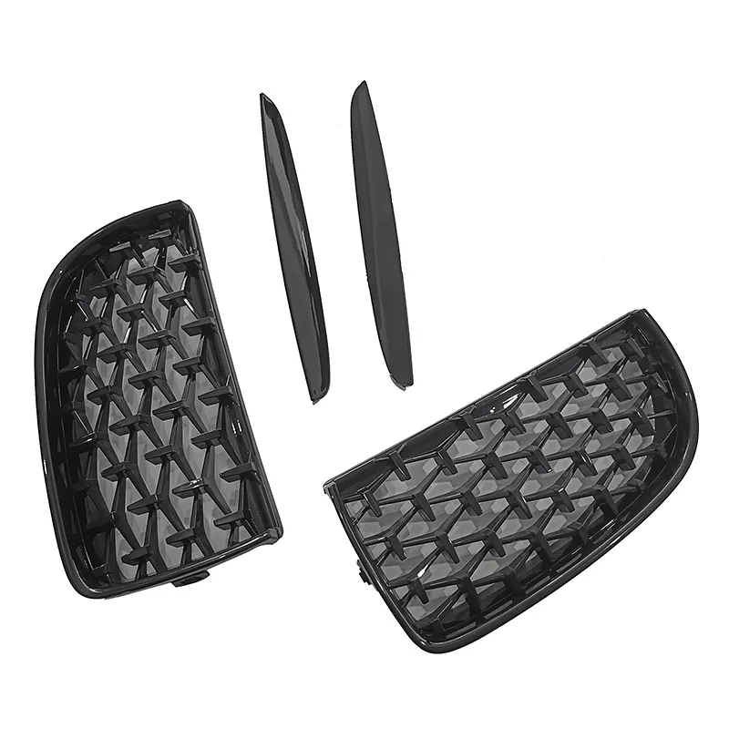 Решетки радиатора глянцевые черные для BMW 3 серии E90 2005-2008 годов выпуска звездное