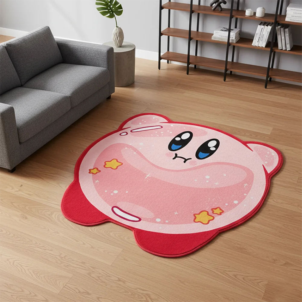 Фото Ковер/ковер в стиле аниме Pokémon Kirby Sylveon Gengar, уникальный дизайн, коврик для домашних животных, мягкий напольный/коврик для ног, мягкое декоративное одеяло, игровой коврик №3