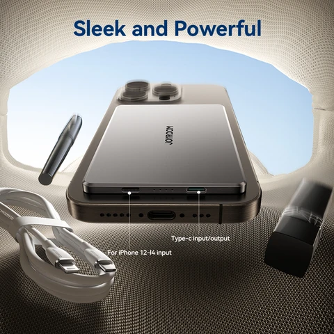 Портативный внешний аккумулятор Joyroom, 5000 мАч, 20 Вт, 9 мм