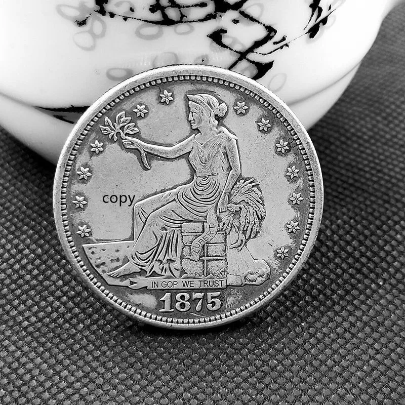 

The United States Trade Silver 1871 1877 Dollar Coins Set Collectible Original DECOR FOR HOME Buy Goods Copy Coins