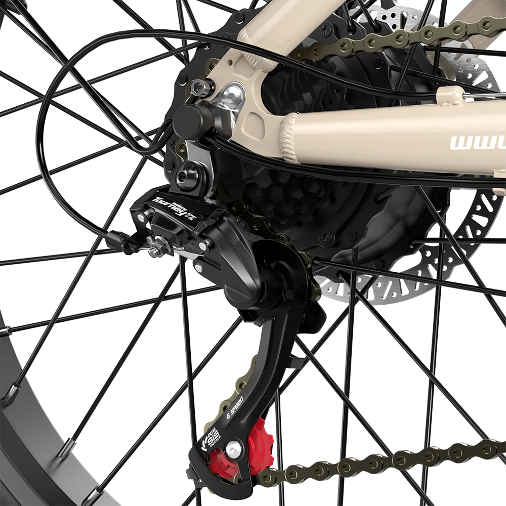 26-дюймовый электровелосипед 48V17.5AH2000W с передними и задними двигателями литиевые