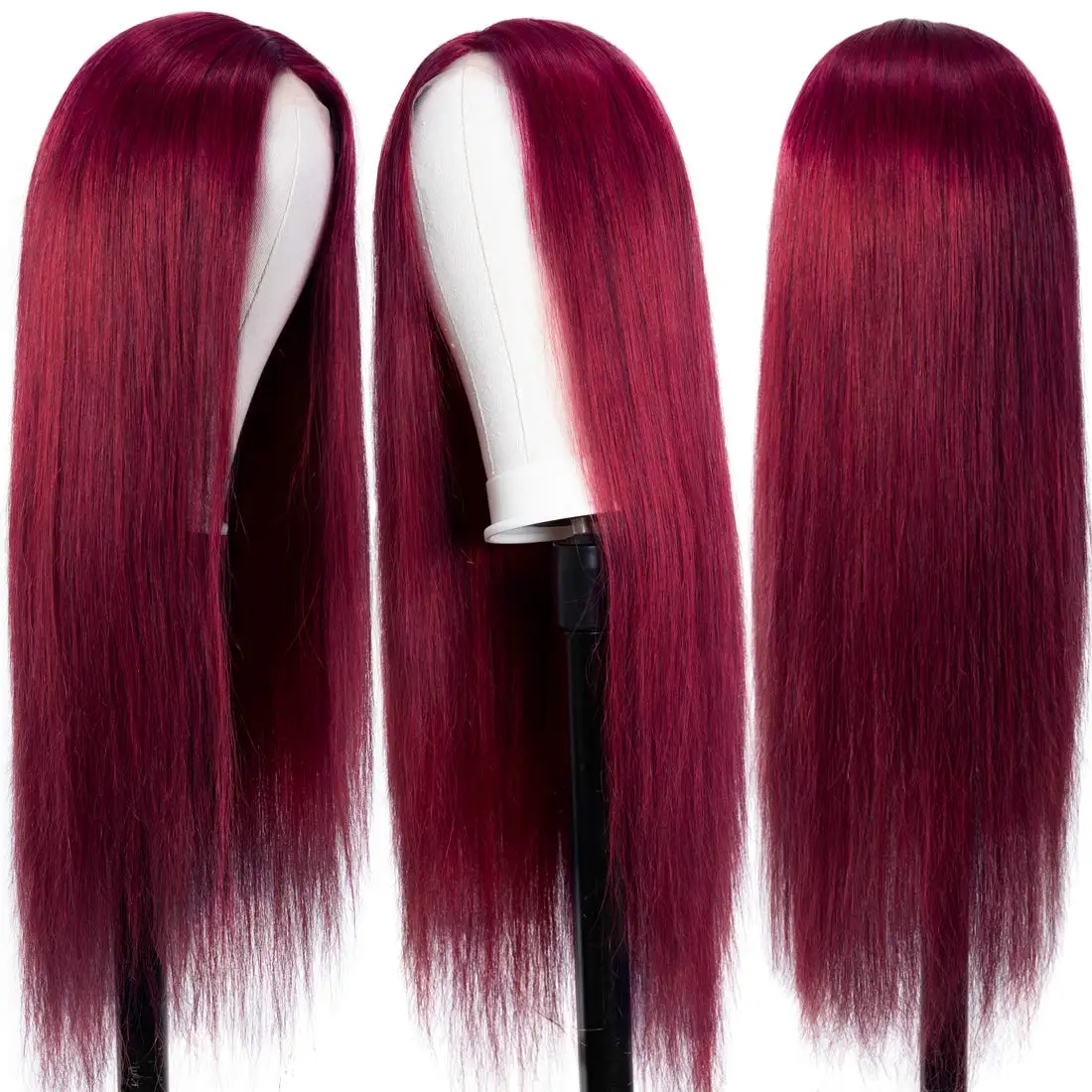 30-32 Дюймов Bordovski 13x4 Парик Из Натуральных Волос На Швейцарской Кружевной Застежке