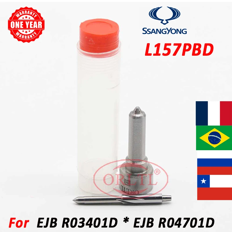 

Форсунка Форсунки с общей топливной магистралью ORLTL L157PBD L157PRD для SsangYong EJBR03401D EJBR04701D