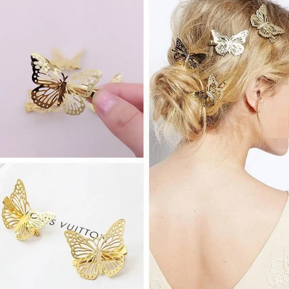 

1pc Hollow Hairs Clips Women Hair Accessories Jewelry Side Girls Piece Decor Hairgrips Hairpins Hair Wed B2h8