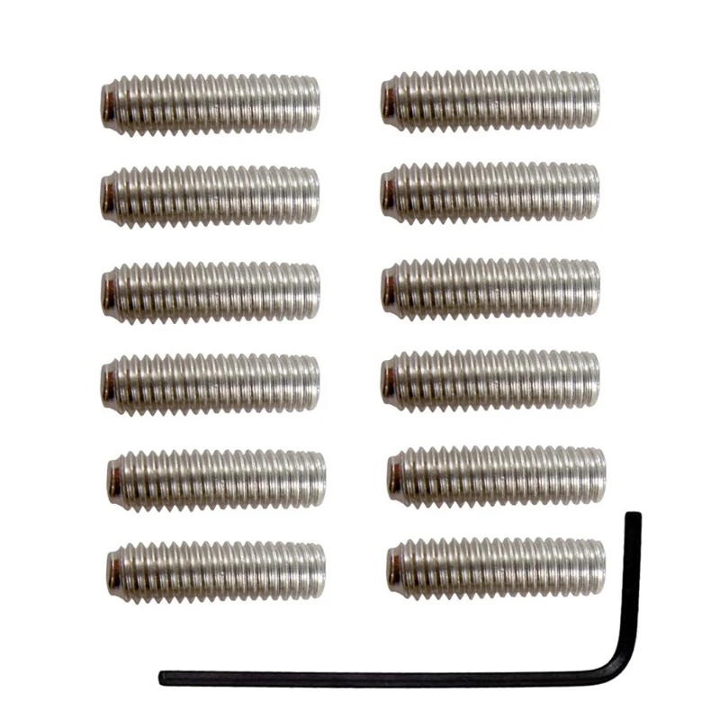 

Electric Guitar Parts Saddle Bridge Height Adjusted Hex Screws φ 3mm x L 10mm