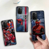 marvel hero spiderman phone case silicone soft for redmi 9a 8a note 11 10 9 8 8t redmi 9 k20 k30 k40 pro max