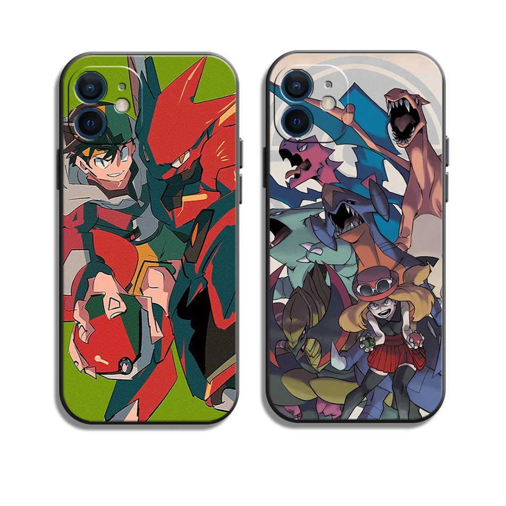 

Pokemon Pikachu Cartoon Phone Case For IPhone 11 13 Pro MAX 8 Plus 7 8 6 6S XS XR XS Max 12 Pro Game console Silicone Case Gift
