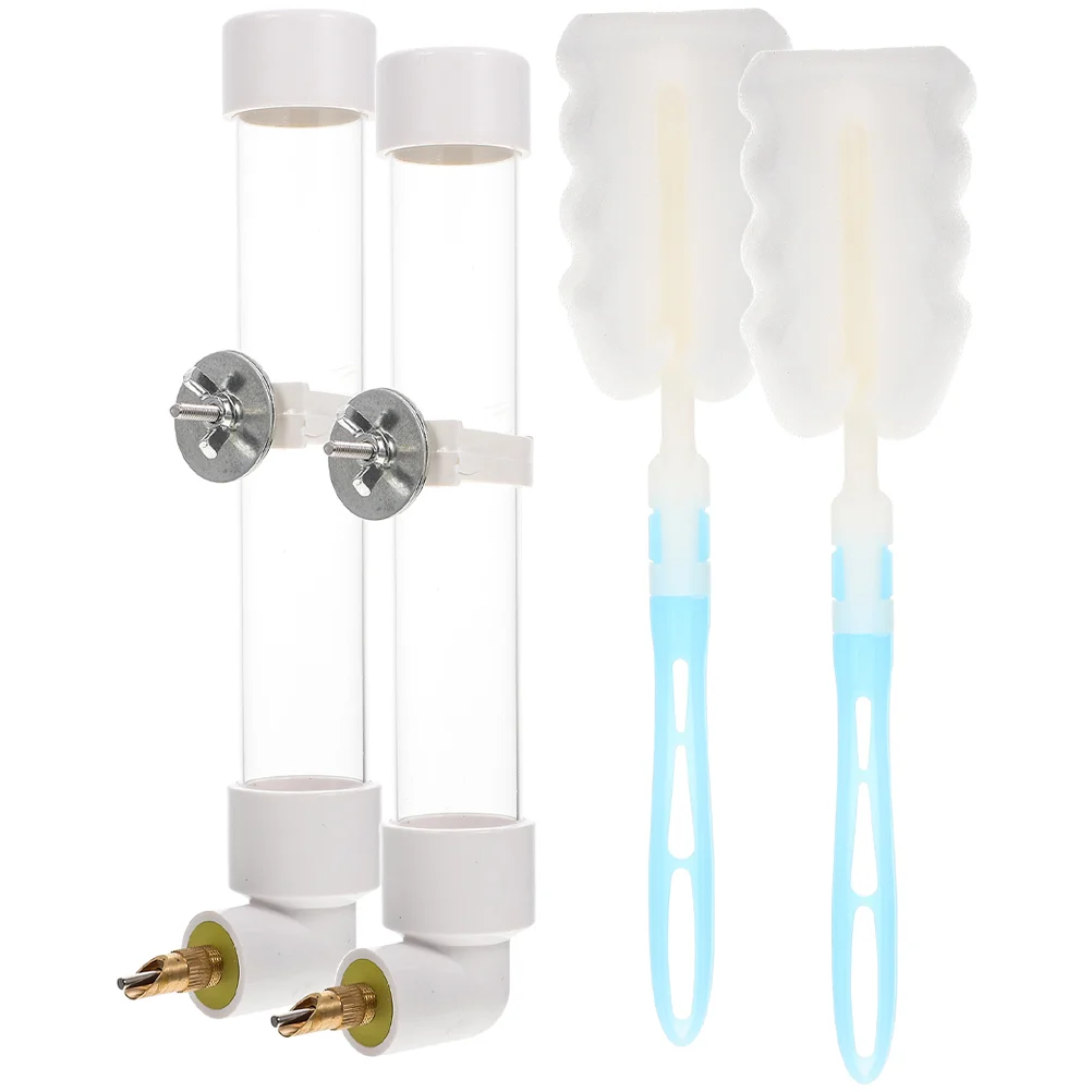 

Water Dispenser Bird Feeder Cage Bottle Birdshanging Drinking Feeders Parrot Parakeet Holder Tool Rabbit Fountain Pet Small