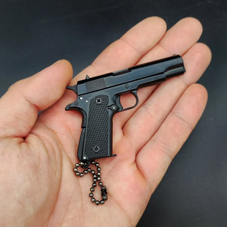 Масштаб 1:3 из сплава Colt 1911 мини-пистолет металлический брелок с пистолетом