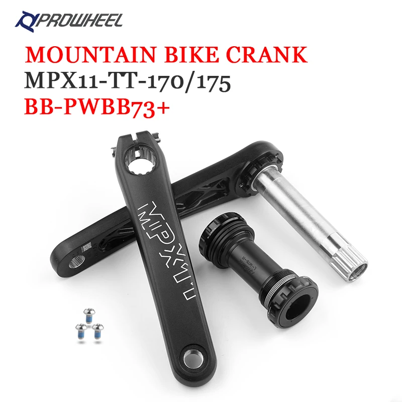 

PROWHEEL MPX11 Crankset 170MM 175MM 8/9/10/11/12 Speed Crank with Bottom bracket BB for Compatible SRAM GXP Sprocket