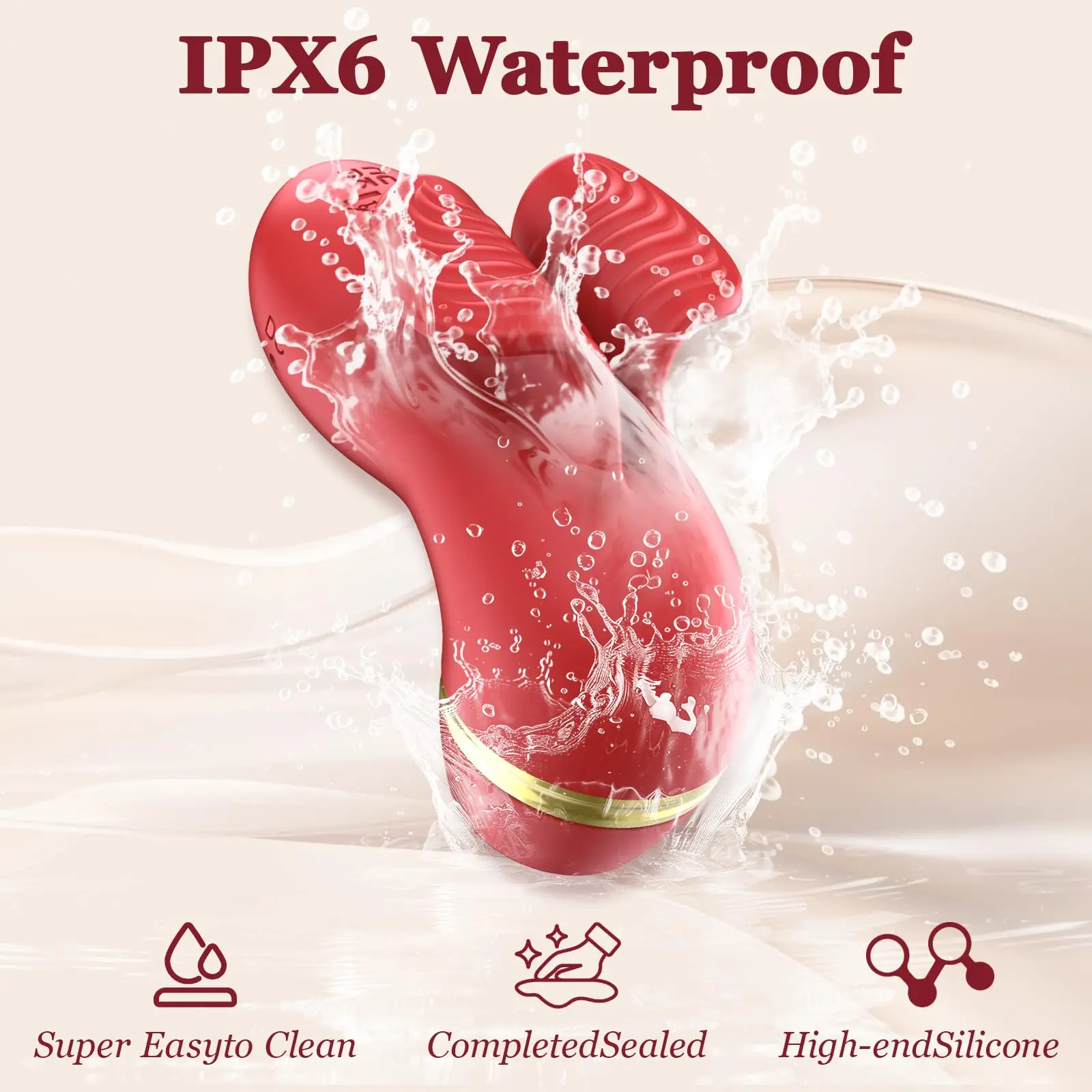 Мини-вибратор для клитора 3 в 1 вибраторы пальцев с сменными головками стимулятор