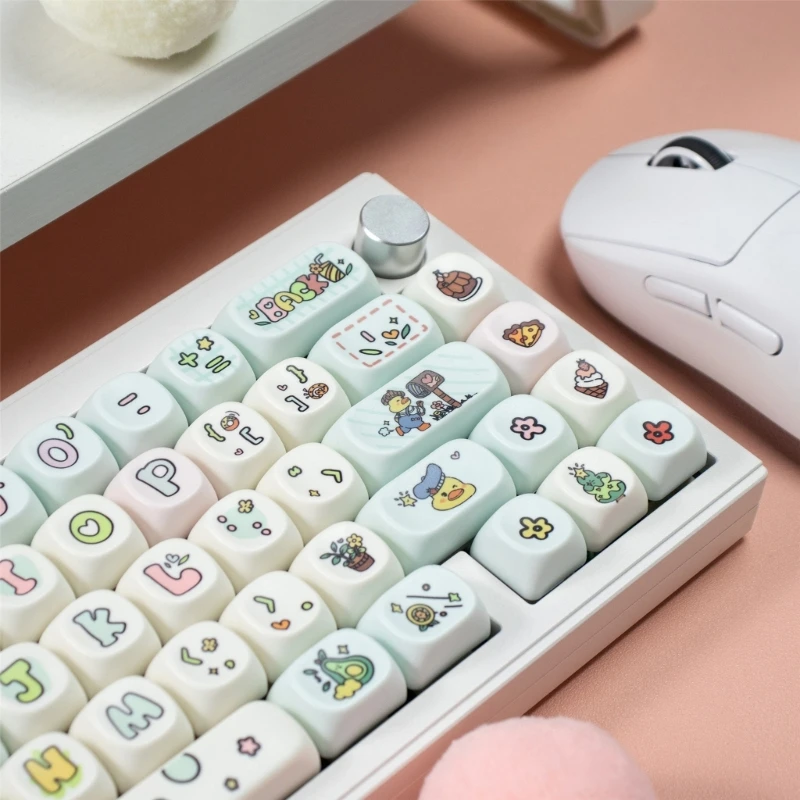 134-клавишные колпачки для ключей освежающий набор клавишных колпачков из ПБТ Fruit