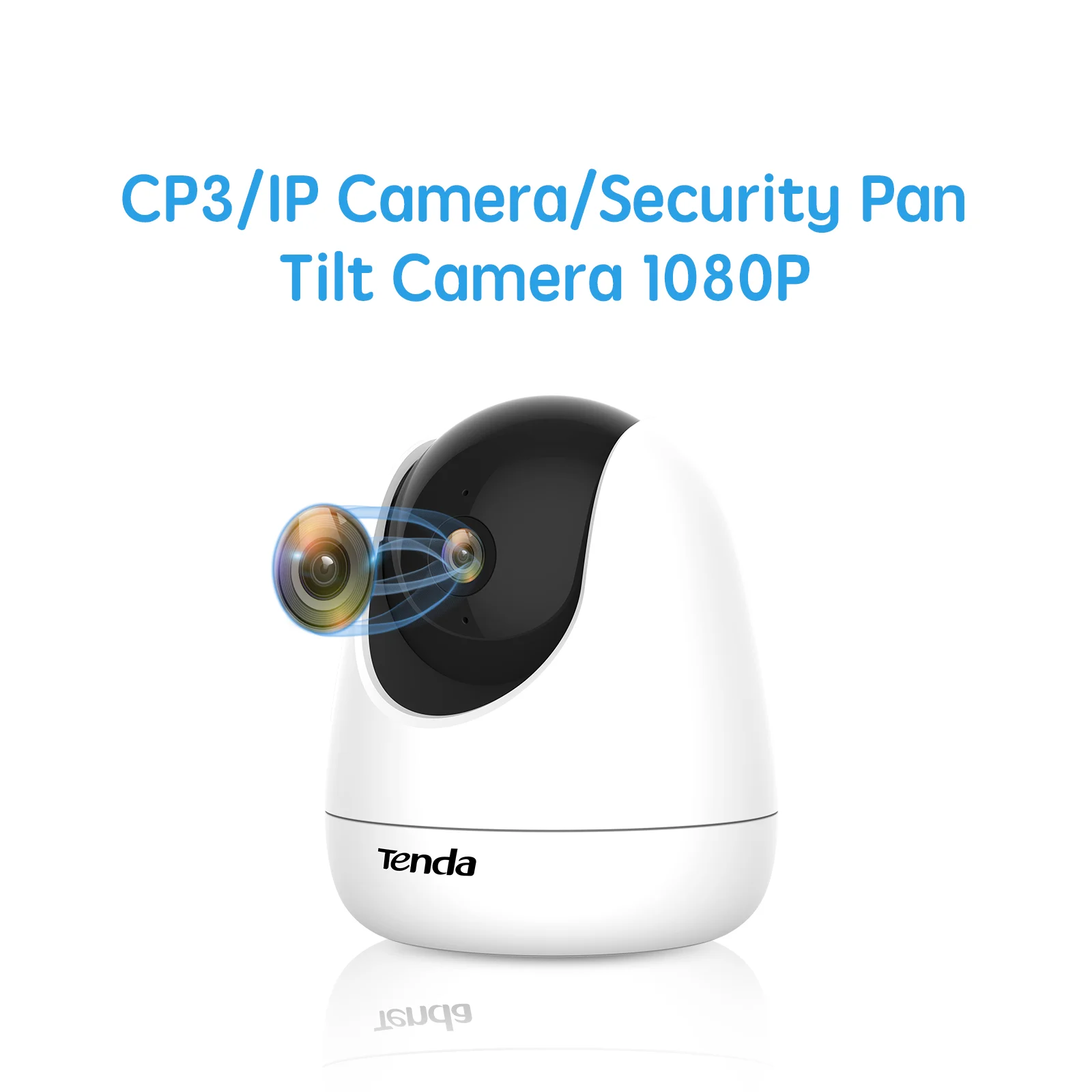 

Tenda Cp3 360° Surveillance Camera 1080P Full-Hd Ip Cam Wifi 2Mp Baby Monitor babyfoon PTZ ip Free Cloud Storage