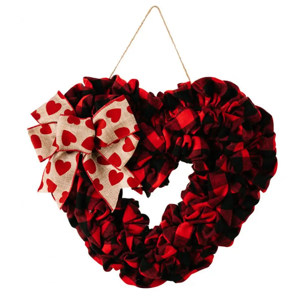 

Novel Valentines Day Hanging Wreath Decoration Valentines Day Garland Gift Festival Layout