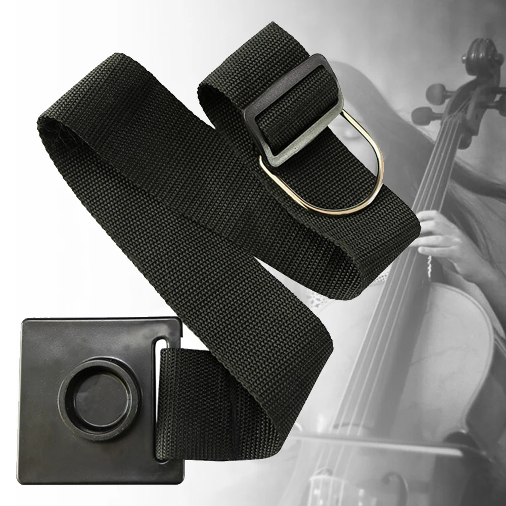 

Practicing Pad Non Slip Cello Endpin Stopper Adjustable Protection Musical Instrument Replacement Anti Scratch With Strap Holder