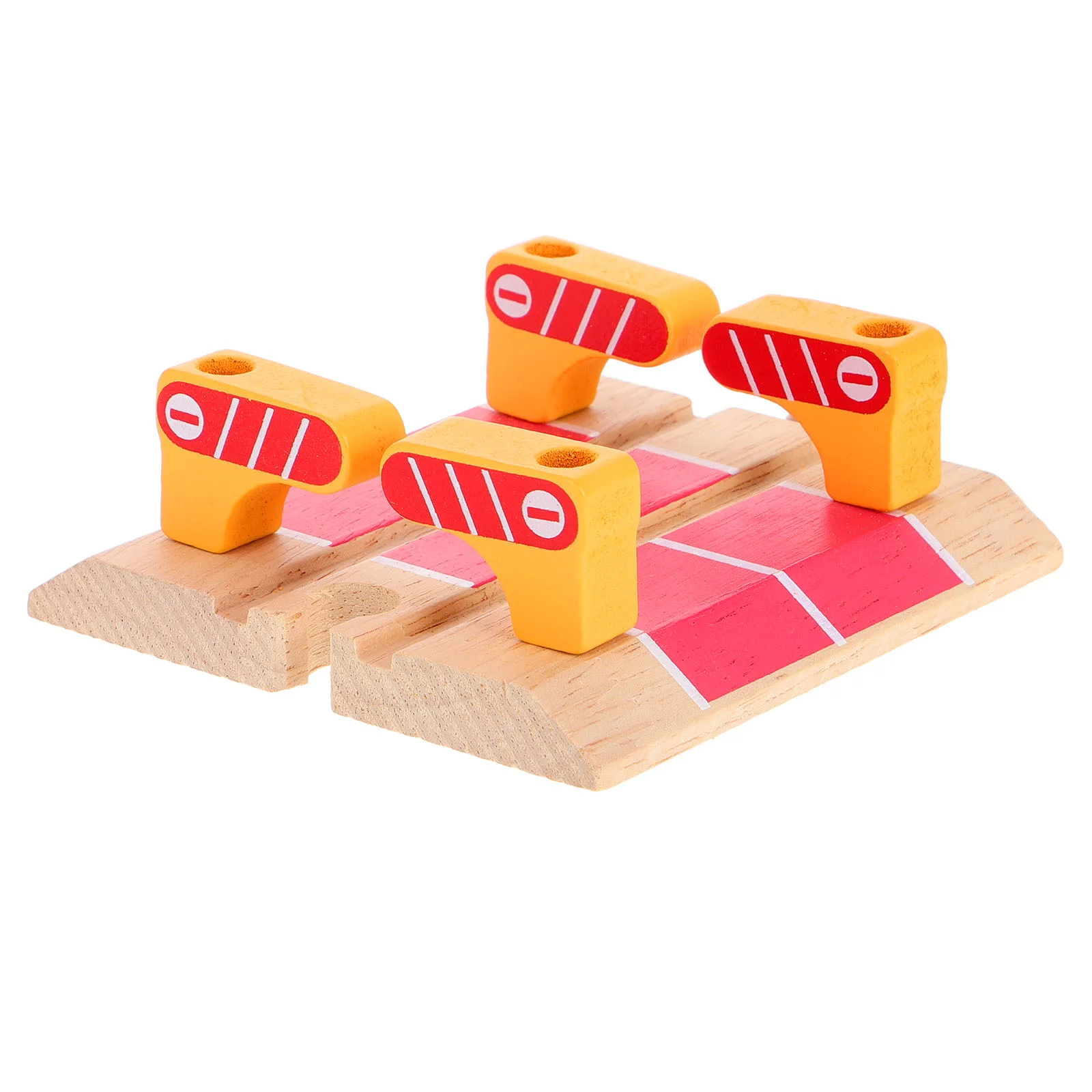 Деревянные аксессуары для железнодорожных дорожек деревянная дорожная блоковая