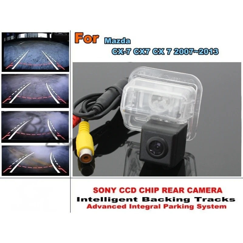 

Directive Parking Tracks Lines Rear Camera For Mazda CX-7 CX7 CX 7 2007~2013 imports HD CCD HD Model / Best Model