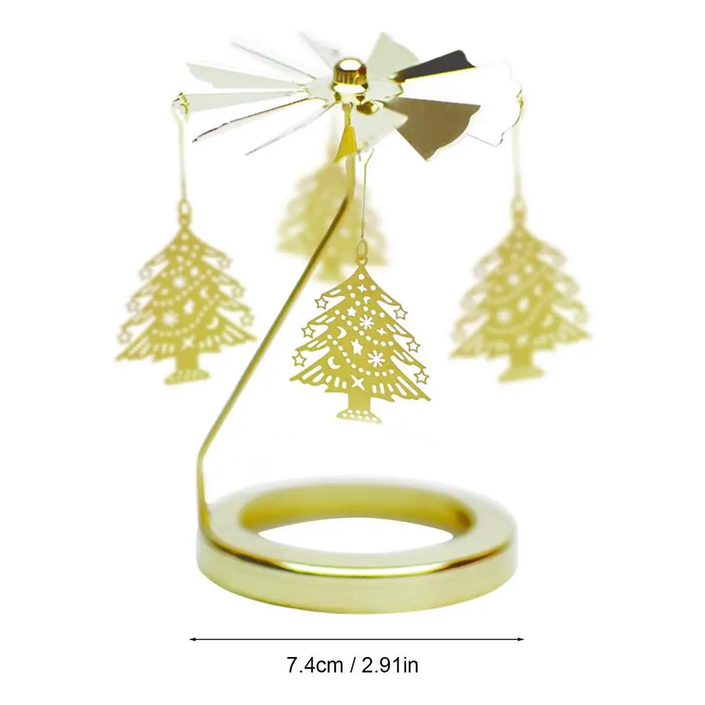 

Золотые вращающиеся подсвечники