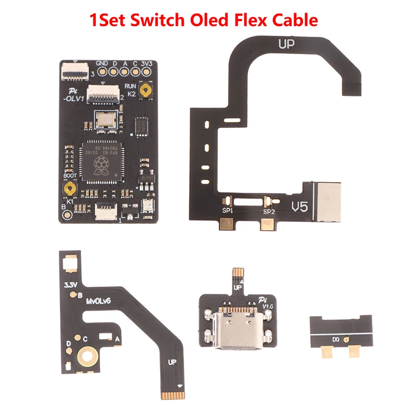 

1Set Flex Cable TYPE-C Transfer For Switch Oled Port Gaming Console Cable Repair Parts