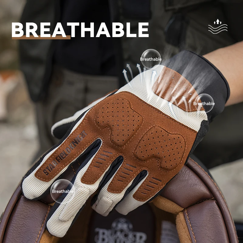 Мотоциклетные Перчатки SFK летние сетчатые дышащие Нескользящие защитные