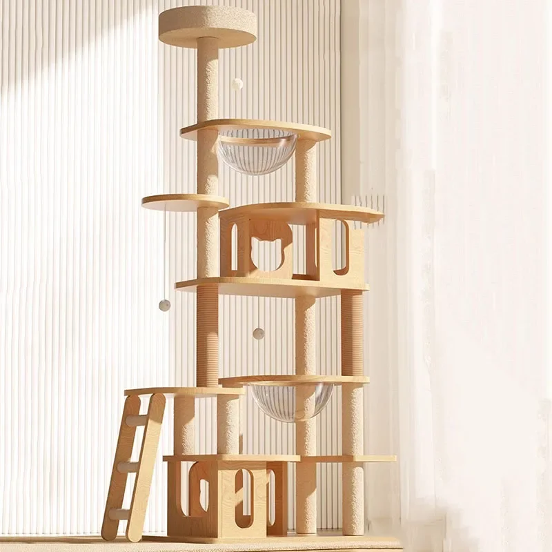 Полностью деревянная рама для кошек, лазания, игровая Когтеточка ...