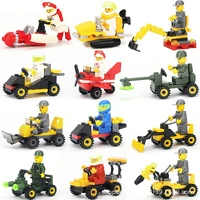 toy building blocks mini transportation assembly model car compatible small building blocks kid puzzle particles toy gifts