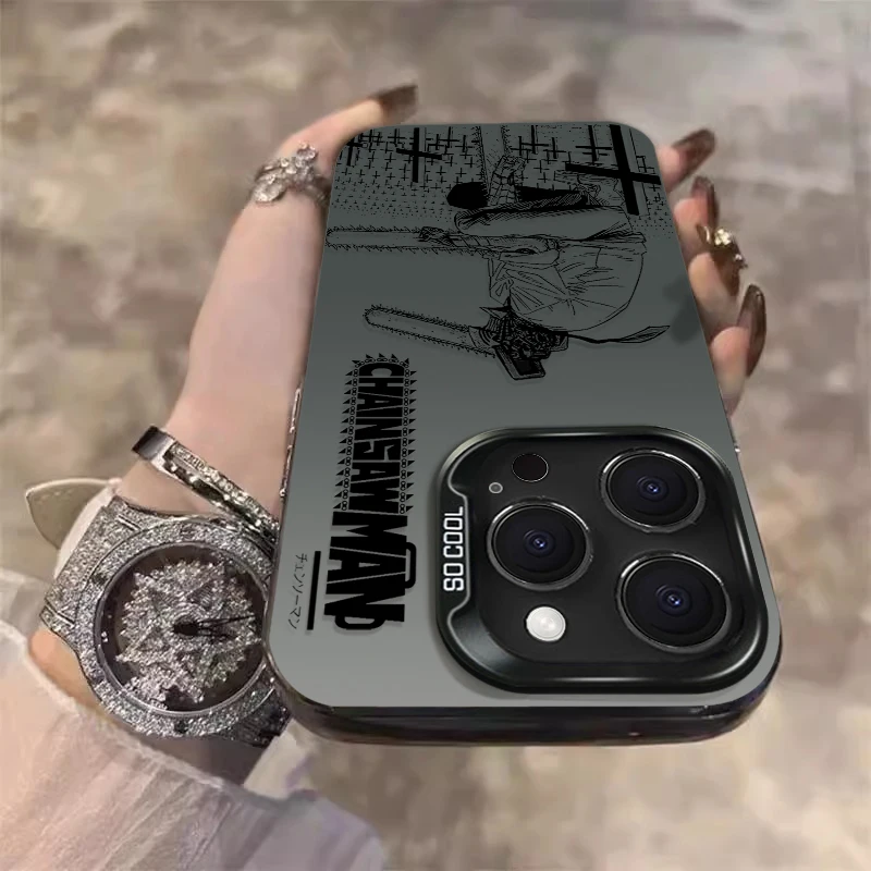 Фото Чехол Cool Anime Chainsaw Man для Samsung Galaxy A24 A33 A34 A14 A13 A23 A55 A15 A35 A25 A05 A05S 5G A54 A53 A32 A52 A52S Cover №4