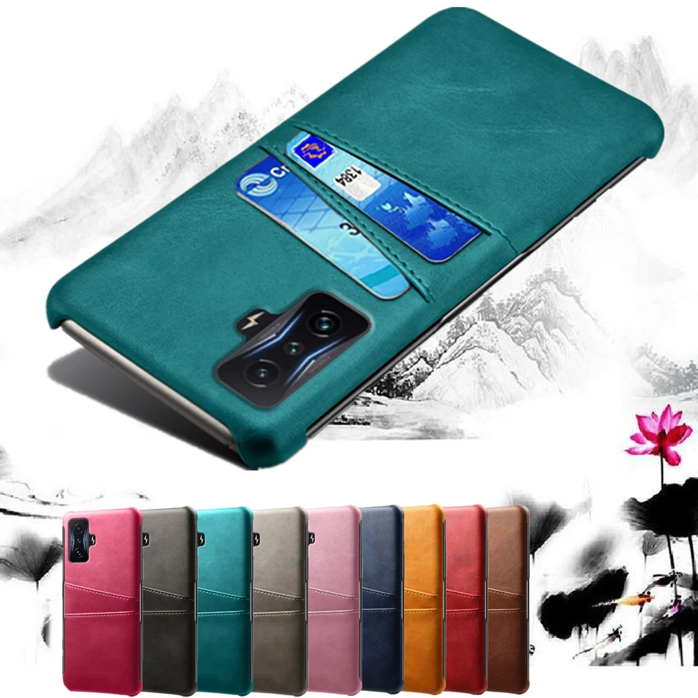 

For Xiaomi PocoF4 GT Case Retro PU Leather Card Slots Cover For Poco Poko Pocco Little F4GT F 4 GT 4GT F4 GT 5G Global Version