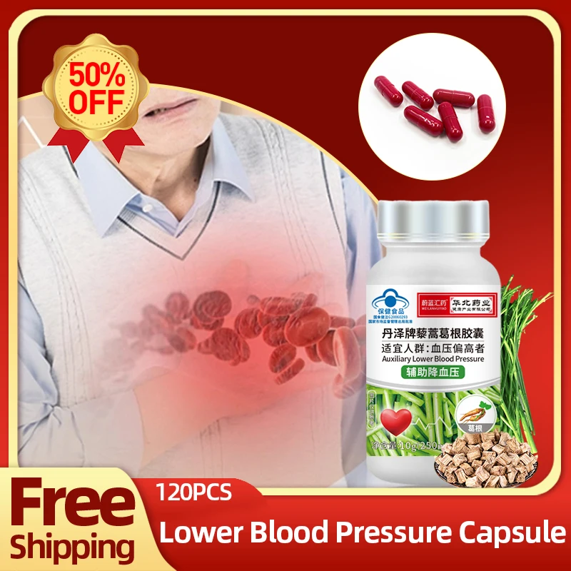 

High Blood Pressure Treatment Capsule Artemisia Selengensis Hypertension Cholesterol Pueraria Mirifica Lower Blood Pressure Pill