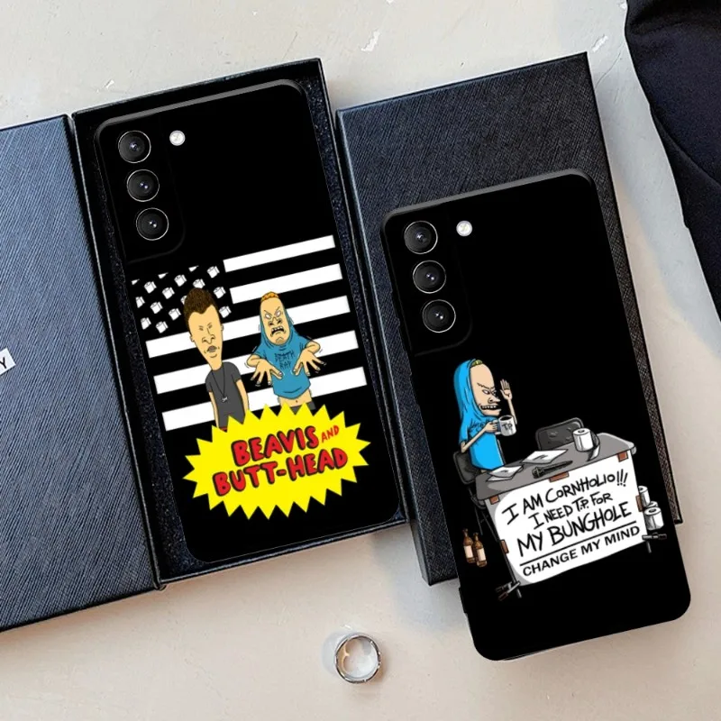 

Beavis And Butt Head Phone Case For Samsung Galaxy S22 23 21 S20 FE Ultra S10 S9 S8 Plus S10e Note 20Ultra 10Plus Cover