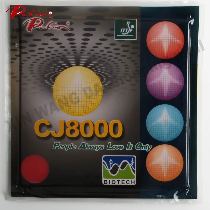 palio long term CJ8000 40-42 table tennis rubber BIOTECH technilogy fast attack with loop sticky table tennis racket