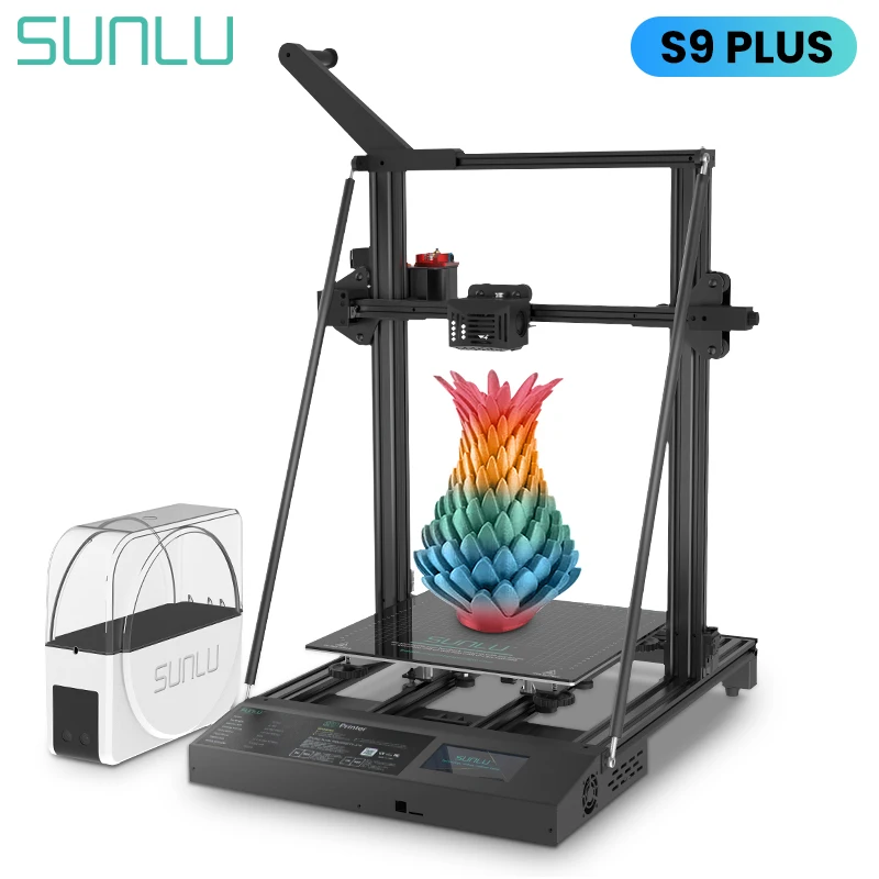 

Большой 3D-принтер SUNLU S9 Plus FDM с функцией возобновления печати и бесшумной материнской платой, быстрая сборка