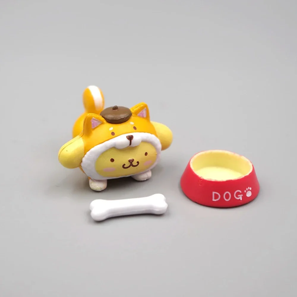 Фигурка Хелло Китти 4 см Chaigou Sanrio аниме Мелоди коричной кросс платье куроми