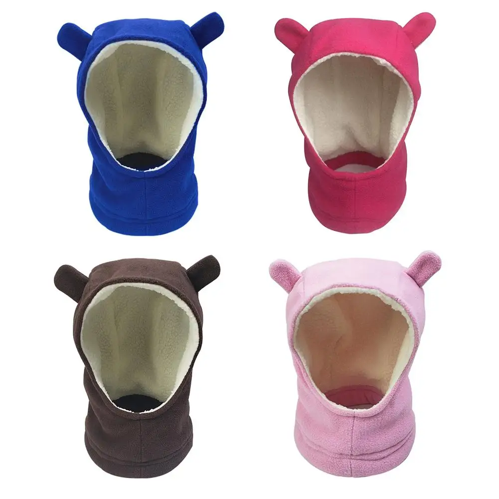 

Милый детский шарф с капюшоном для маленьких мальчиков шапка с ушками зимняя теплая шапка шарф для младенцев мягкая кожа безвредная удобна...