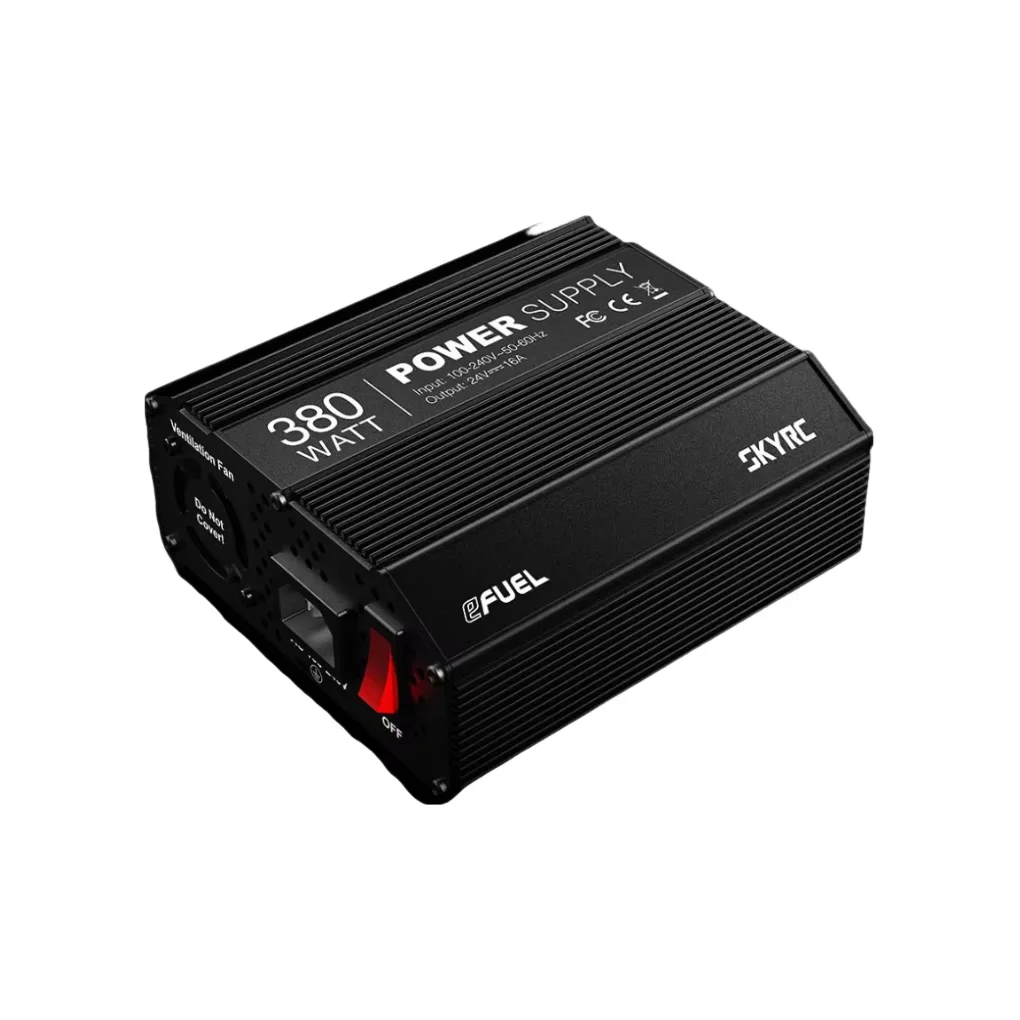 Фото Блок питания SKYRC EFuel 380W 16A 100-200V 24V DC для зарядных устройств B6 Nano, ISDT Q6 Plus, E4Q и аксессуаров для радиоуправляемых моделей №4