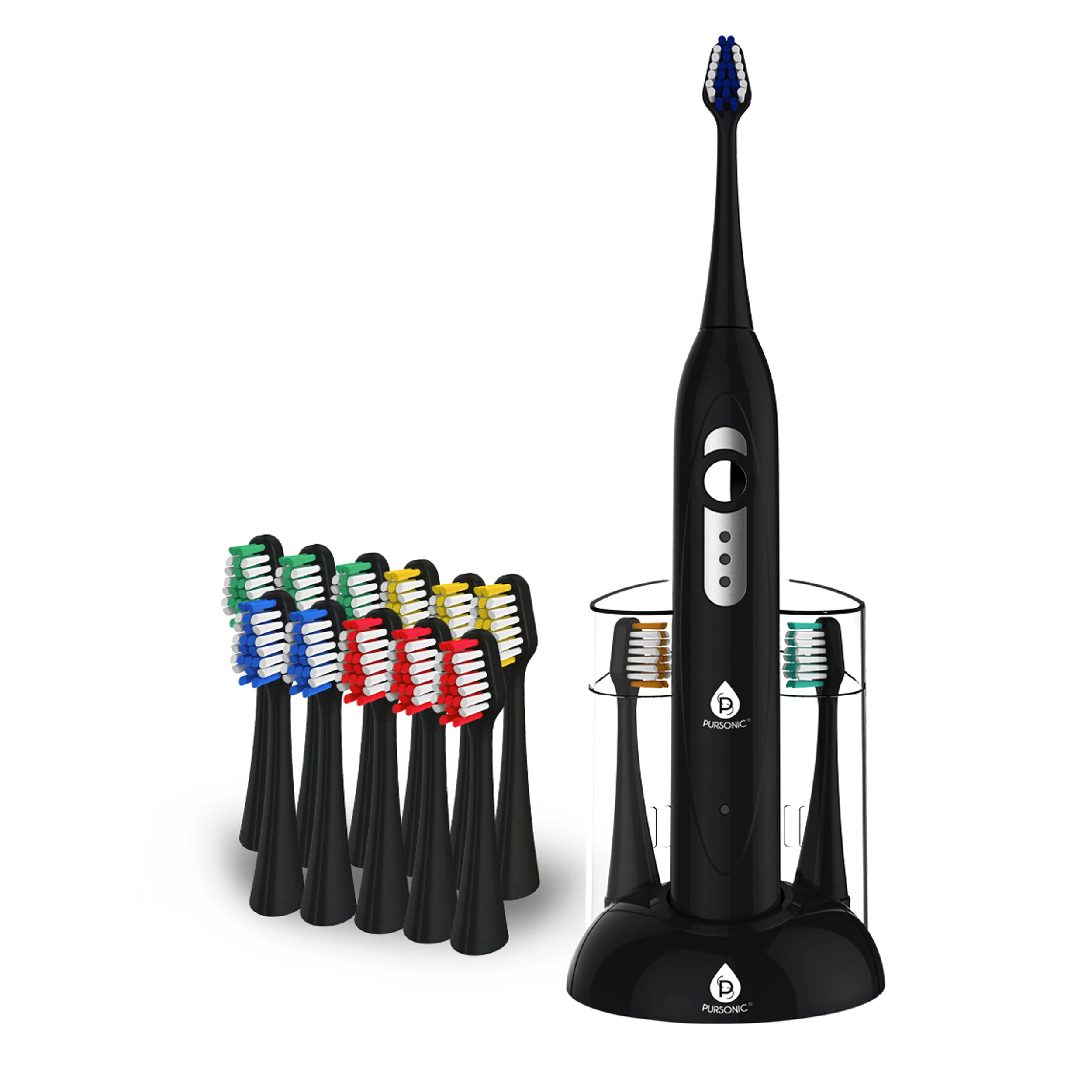 

15-Piece Sonic Toothbrush in Black