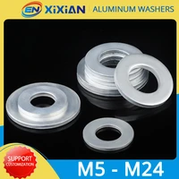 m5 m6 m8 m10 m12 m14 m16 m18 m20 m22 m24 aluminum washer flat gasket rings for screw spacer metal washer sealing ring gb97