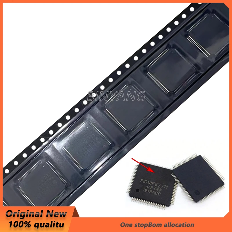 

(1piece) 100% New PIC18F87J11-I/PT PIC18F87J11 QFP80 IC
