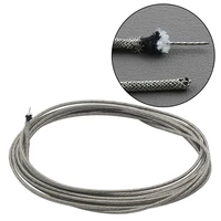 50feet vintage waxed guitar wire pre tinned push back braid cotton cable 22 awg stranded guitar parts instrument cable